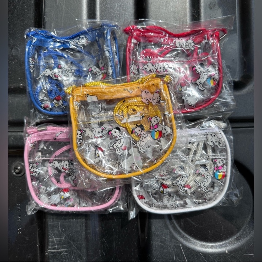 3 dalmatian coin purse/lanyards